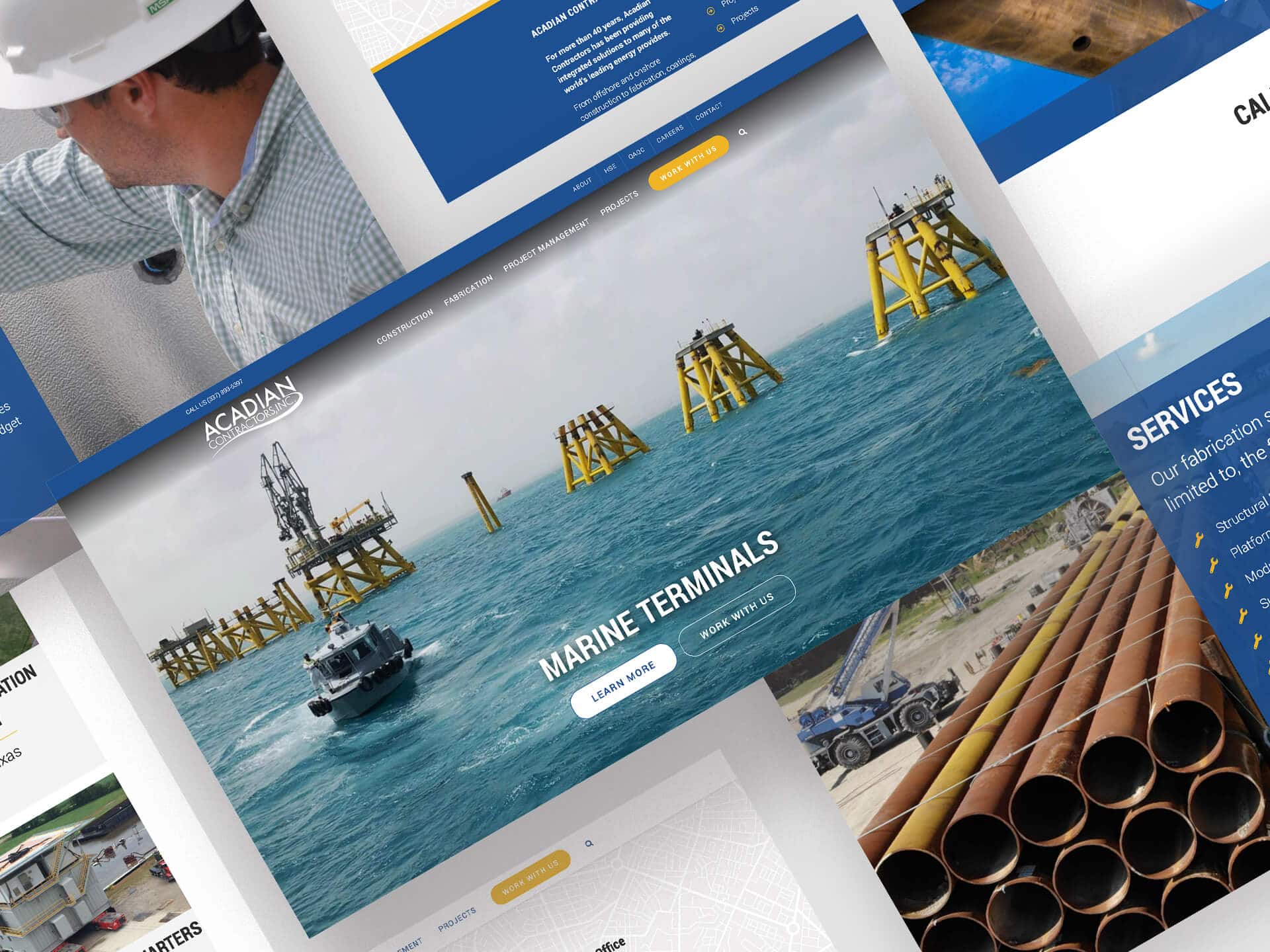 Acadian Contractors Industrial Project Management Marketing