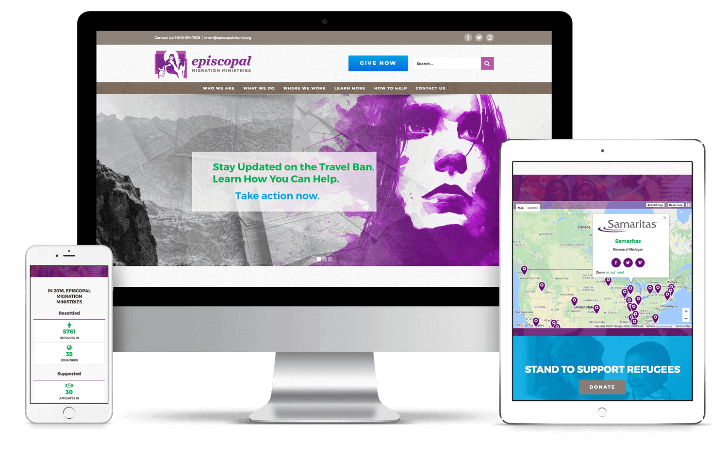 Episcopal Migration Ministries Website Design