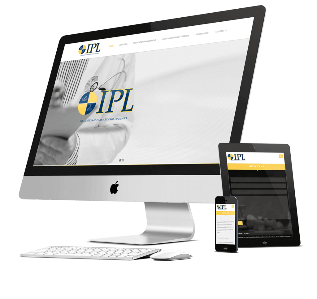 Institutional Pharmacies of Louisiana Mockup