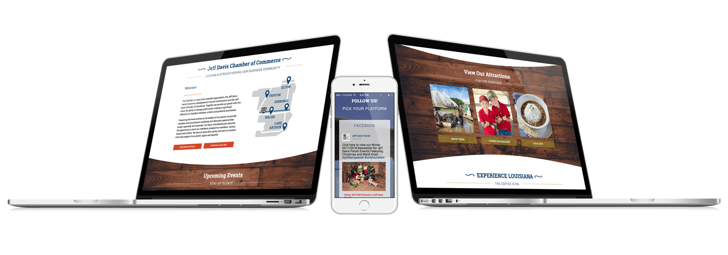 Website Design Services for Jeff Davis Parish portfolio image