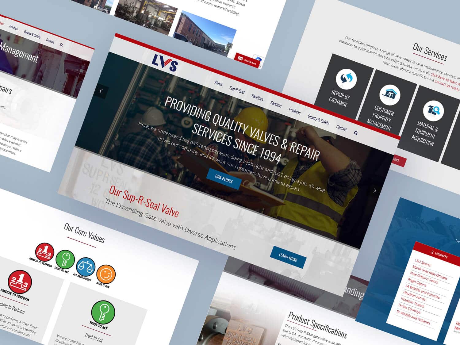 Louisiana-Valve-Source-Web-Page-Design