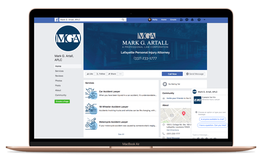 Mark Artall's Facebook Page