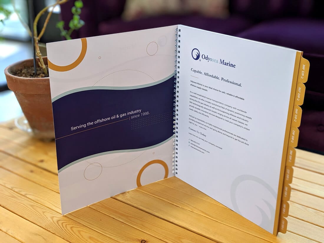 Odyssea-Marine booklet