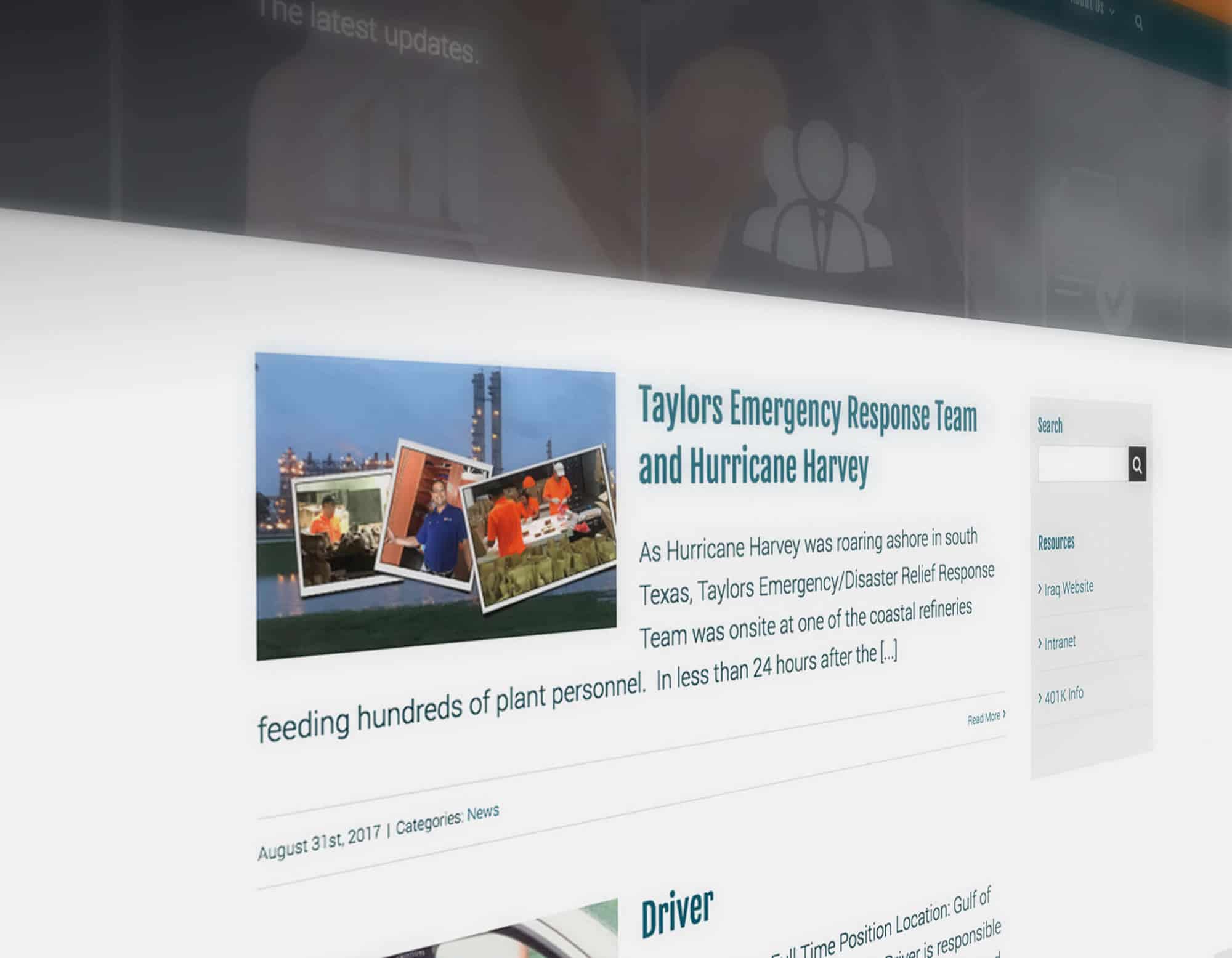 taylors news page