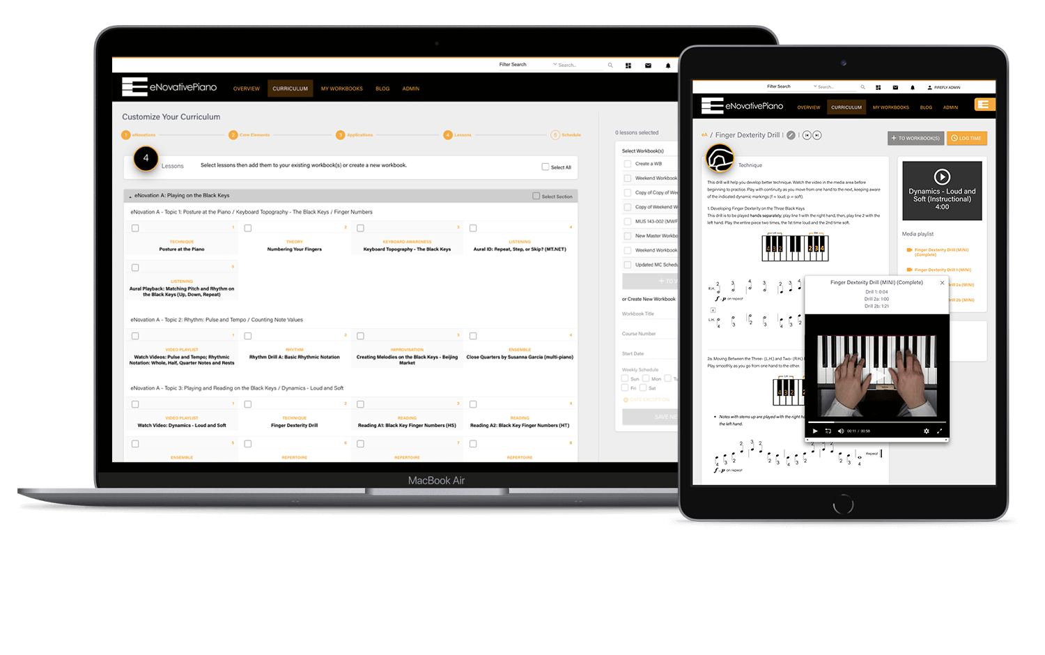 eNovativePiano Custom Application Development