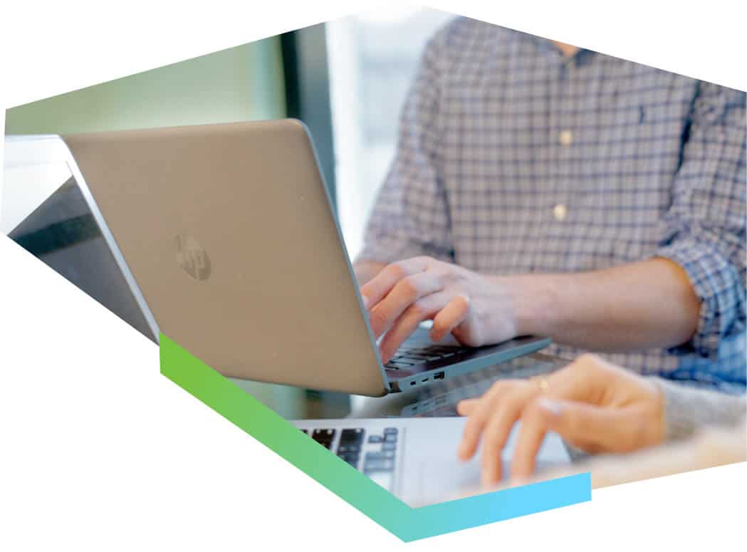people working on laptops