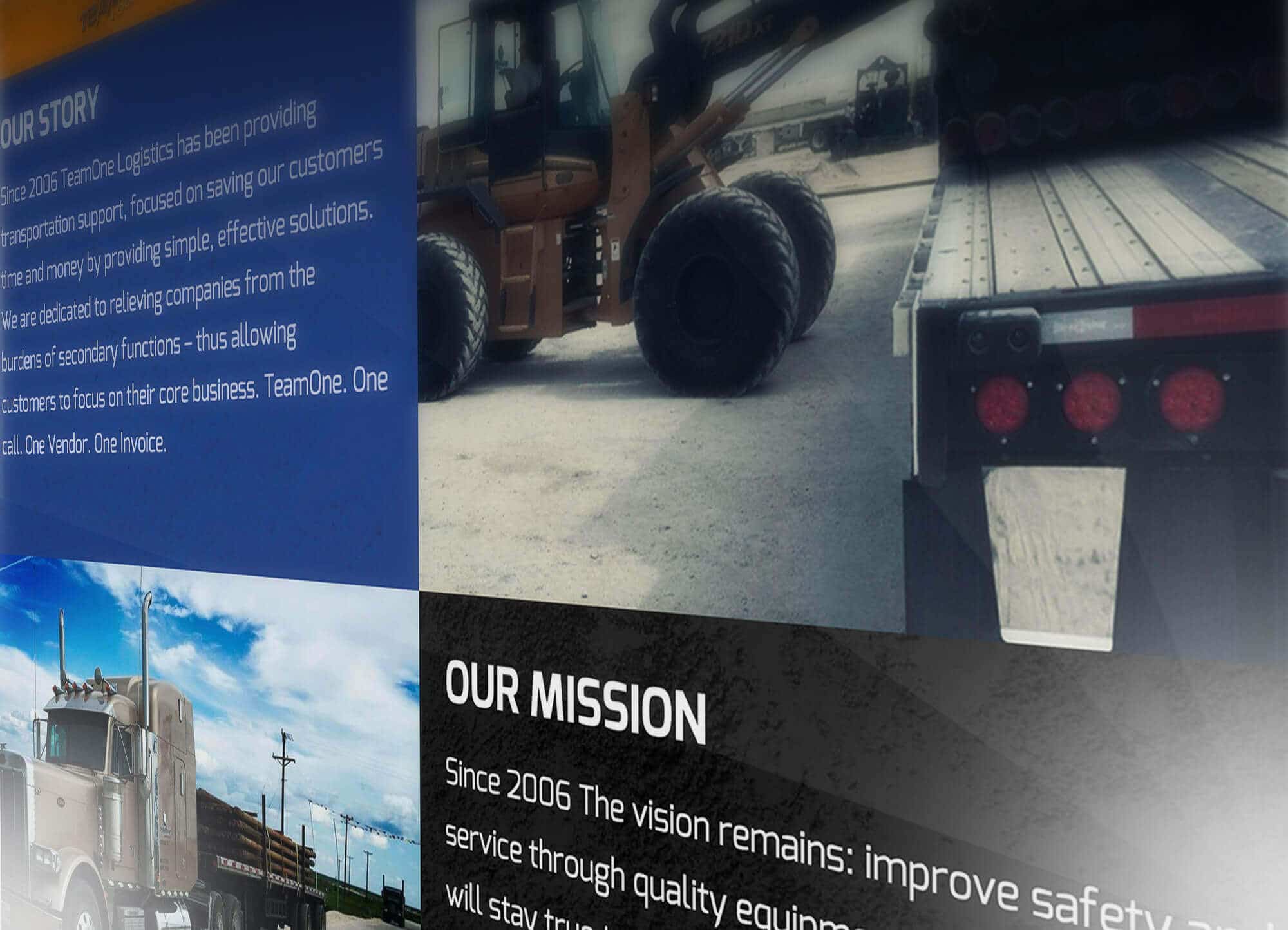image of teamone website